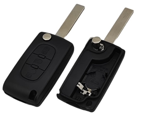 Obudowa Pilota | Bateria w Obudowie | HU83 | światła | Peugeot Citroen