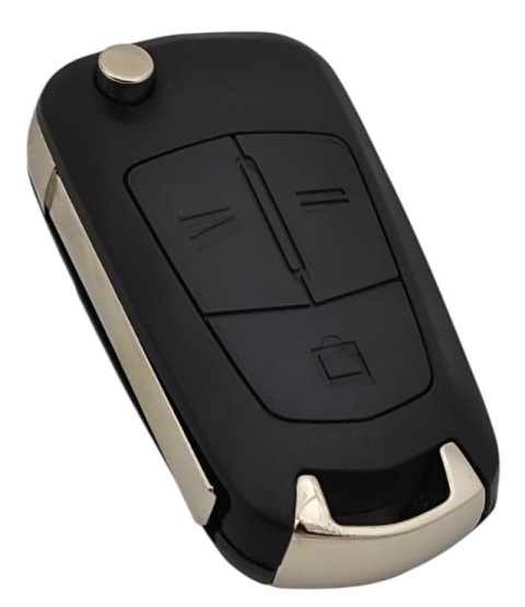 Obudowa Pilota | 3 przyciski | czarne | HU100 | Opel