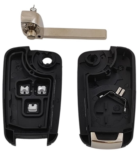 Obudowa Pilota | 3 przyciski | Białe | HU100 | Opel