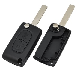 Obudowa Pilota | bateria na płytce | HU83 | 2 przyciski| | Peugeot Citroen