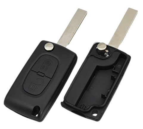 Obudowa Pilota | bateria na płytce | HU83 | 2 przyciski| | Peugeot Citroen