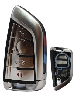Obudowa Kluczyka BMW 4 przyciski PANIC HU100R / HU127T Serii 1 X1 X3 X5 X6