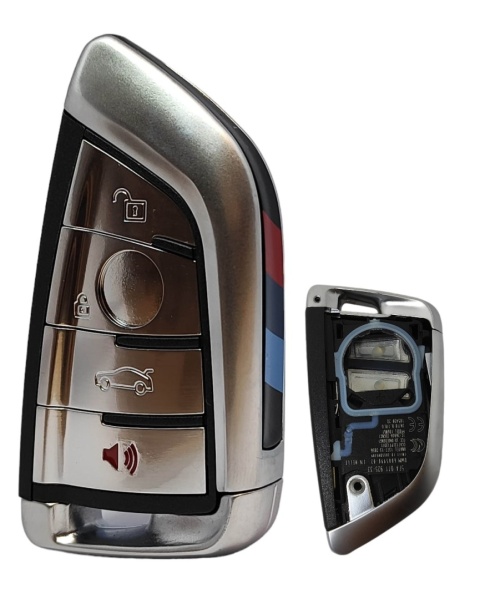 Obudowa Kluczyka BMW 4 przyciski PANIC HU100R / HU127T Serii 1 X1 X3 X5 X6