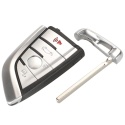 Obudowa Kluczyka BMW 4 przyciski PANIC HU100R / HU127T Serii 1 X1 X3 X5 X6