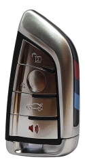 Obudowa Kluczyka BMW 4 przyciski PANIC HU100R / HU127T Serii 1 X1 X3 X5 X6