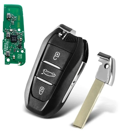 Obudowa Pilota Citroen Peugeot Opel Jeep keyless HU83 wolne ręce 3 przycisk