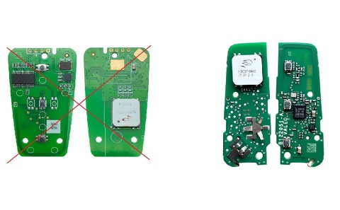 Obudowa Pilota Citroen Peugeot Opel Jeep keyless HU83 wolne ręce 3 przycisk