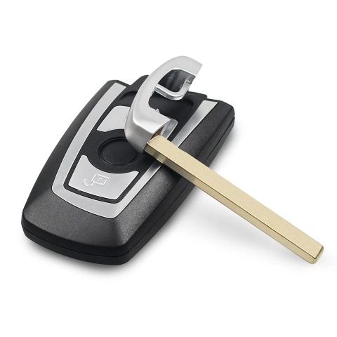 Obudowa Pilota Kluczyk BMW srebrna ramka 3 przyciski F10 F11 F20 F30 LCI