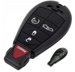 Obudowa Pilota Kluczyk Jeep DODGE Chrysler 4 przyciski + PANIC na zatrzask