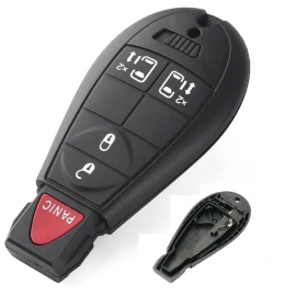 Obudowa Pilota Kluczyk Jeep DODGE Chrysler 4 przyciski + PANIC na zatrzask