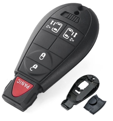 Obudowa Pilota Kluczyk Jeep DODGE Chrysler 4 przyciski plus Panic KLAPKA