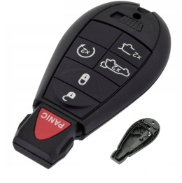 Obudowa Pilota Kluczyk Jeep DODGE Chrysler 5 przycisków + PANIC na zatrzask