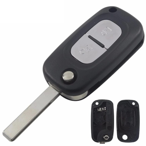 Obudowa Pilota Kluczyk Renault 2 przyciski HU83 Clio Modus Megane Fluence
