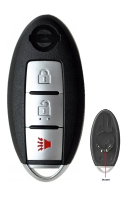 Obudowa Pilota NISSAN Juke QASHQAI Micra Note 3 przyciski blaszka po środku