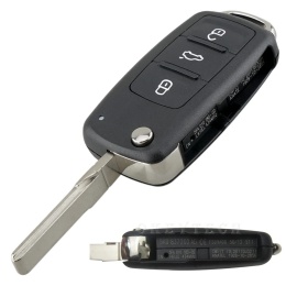 Obudowa Pilota VW Volkswagen Seat Skoda 3 przyciski NA BOLEC / KOŁEK