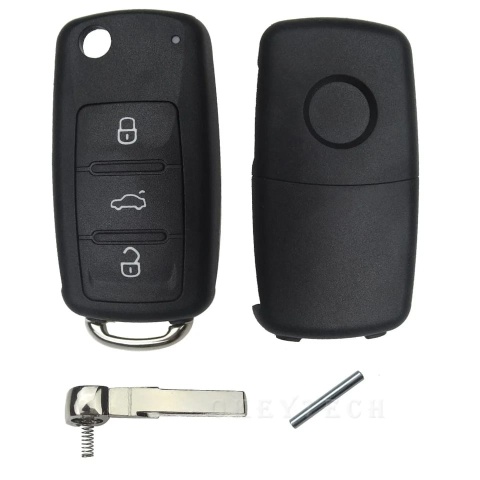 Obudowa Pilota VW Volkswagen Seat Skoda 3 przyciski NA BOLEC / KOŁEK