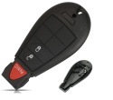 Obudowa Pilota kluczyk DODGE Jeep Chrysler 2 przyciski + PANIC na zatrzask