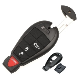 Obudowa Pilota kluczyk Jeep DODGE Chrysler 3 przyciski + PANIC KLAPKA