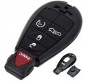 Obudowa Pilota kluczyk Jeep DODGE Chrysler 4 przyciski + PANIC grot CY24
