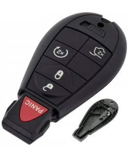 Obudowa pilota Kluczyk Jeep DODGE Chrysler 4 przyciski + PANIC na zatrzask