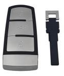 Pilot Kluczyk z elektroniką Passat B6 B7 CC ID48 433 MHz 3 przyciski HU66