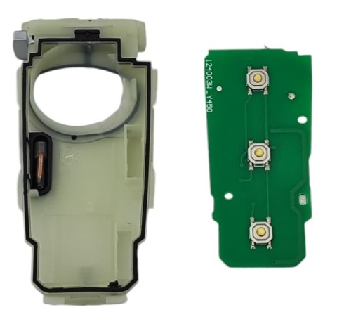 Pilot Kluczyk z elektroniką Passat B6 B7 CC ID48 433 MHz 3 przyciski HU66