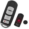 Obudowa Pilota kluczyk Mazda 4 przyciski MAZ24R 3 5 6 CX-5 CX-7 CX-9 klapka