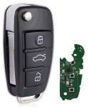 Pilot Kluczyk Audi A3 S3 TT 8P0837220D ID48 433 MHZ