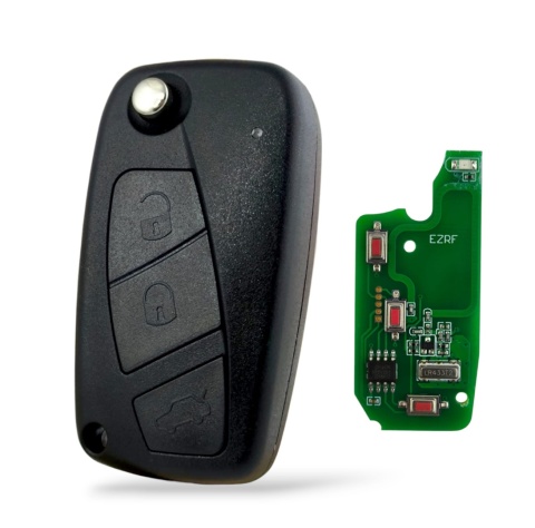 Pilot Kluczyk Fiat 433MHz id48 Ducato Panda Grande Punto Linea 500 Czarna