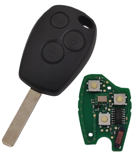 Pilot Kluczyk Renault Trafic Vivaro PCF7947 433MHz id46 grot VA2 3 przycisk