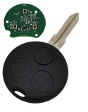 Pilot Kluczyk SMART FORTWO FORFOUR ROADSTER 3 przyciski 433 MHz SM02A