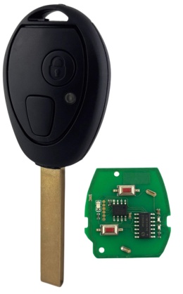 Klucz Pilot Mini Land Rover 433MHz pcf7935 2 przyciski z kodem grot HU92