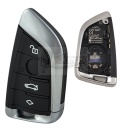 Obudowa Kluczyka BMW 4 przyciski PANIC Serii 1 3 4 5 G20 G21 G30 X1 X3 X5