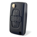 Obudowa Pilota Citroen Peugeot 4 przycisku HU83 bateria w obudowie