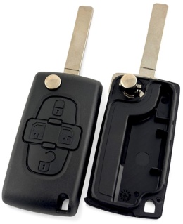 Obudowa Pilota Citroen Peugeot 4 przycisku VA2 bateria na płytce