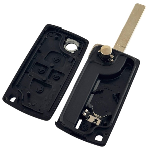 Obudowa Pilota Citroen Peugeot 4 przycisku VA2 bateria w obudowie
