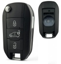 Obudowa Pilota Citroen Peugeot Jeep Fiat 3 przyciski grot HU83