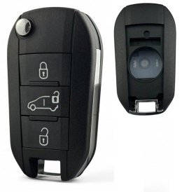 Obudowa Pilota Citroen Peugeot Jeep Fiat 3 przyciski grot HU83