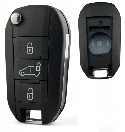 Obudowa Pilota Citroen Peugeot Jeep Fiat 3 przyciski grot HU83