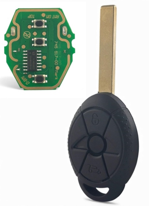 Pilot Kluczyk 315Mhz BMW Mini cooper EWS 3 przyciski