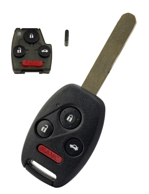 Pilot Kluczyk Honda 4 przyciski Panic ID48 433MHz grot HON66