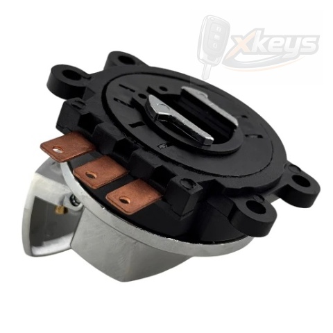 Włącznik Zapłonu Stacyjka Harley Davidson Chromowana 3 piny Dyna Wide Glide